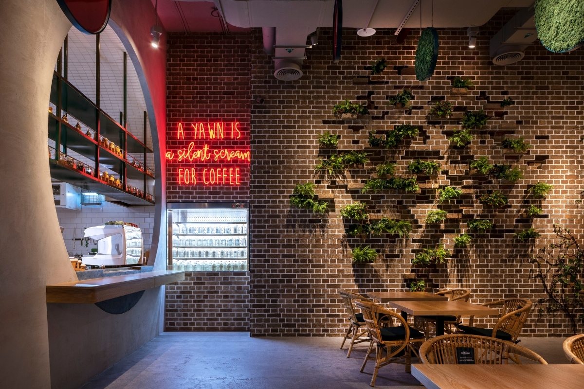 café design, Dubai Café Splits the Design Concept to Represent Different Personalities