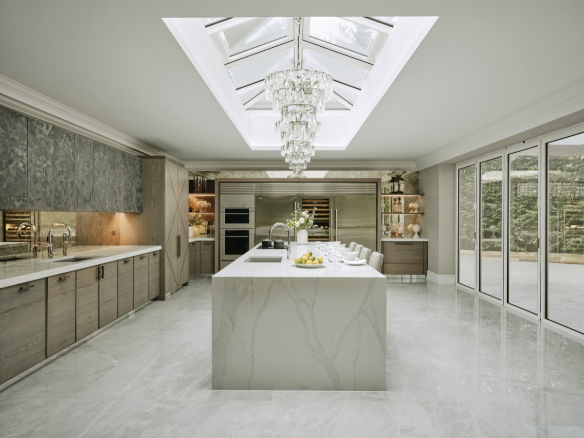 family kitchen, The New Ascot Kitchen is a Show-Stopping Design with Family Life at Its Heart