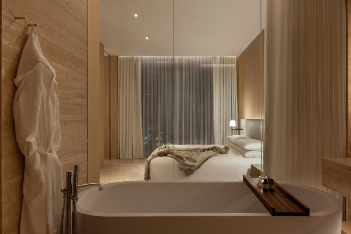 hotel suites, Dubai EDITION Hotel Suites Celebrate Minimal Luxury