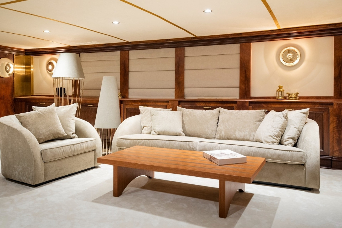yacht redesigned, Edwardian Yacht Redesigned and Brought Back to Life by Palazzo Morelli