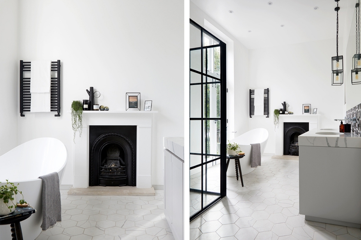 bathroom, Discover Victoria Rise, a Striking Bathroom by C.P. Hart