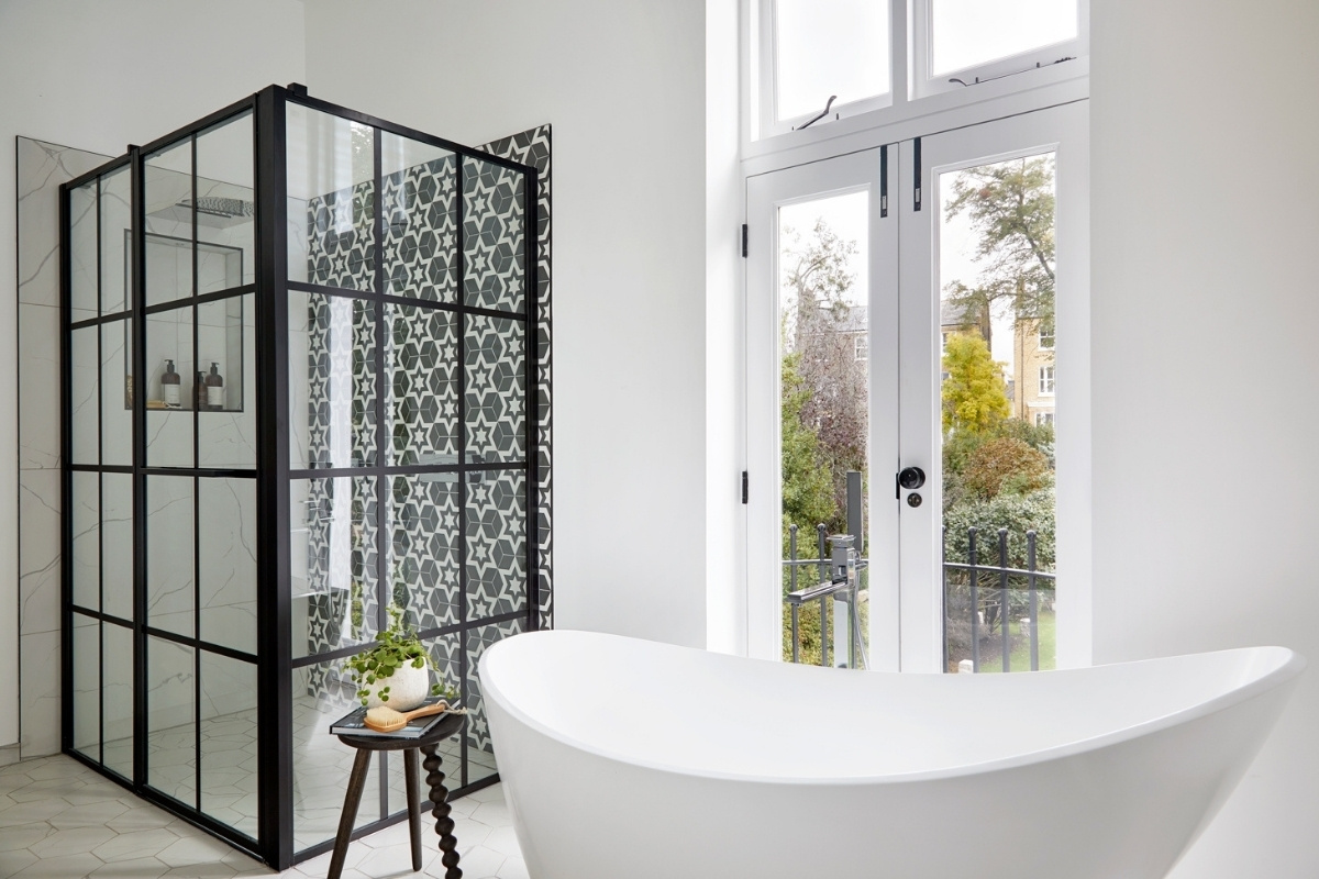 bathroom, Discover Victoria Rise, a Striking Bathroom by C.P. Hart