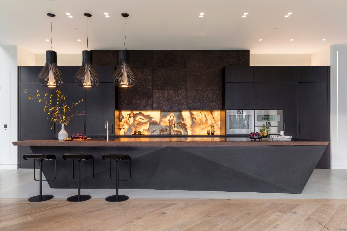 Modern Kitchen Stands as a Piece of Art in a Private Residence | SBID