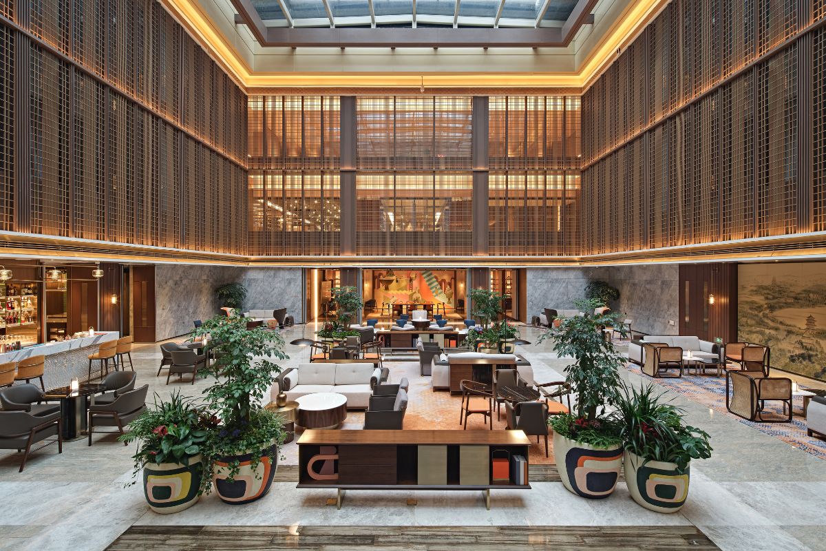 Modern and Ancient Design Combination Rejuvenates a Hotel