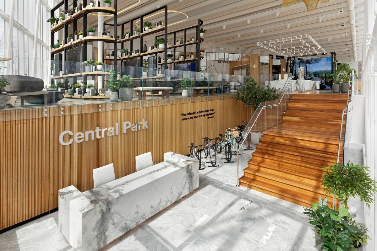 retail centre, A Wellness-Focused Development Invites to Experience Retail on a Whole New Level