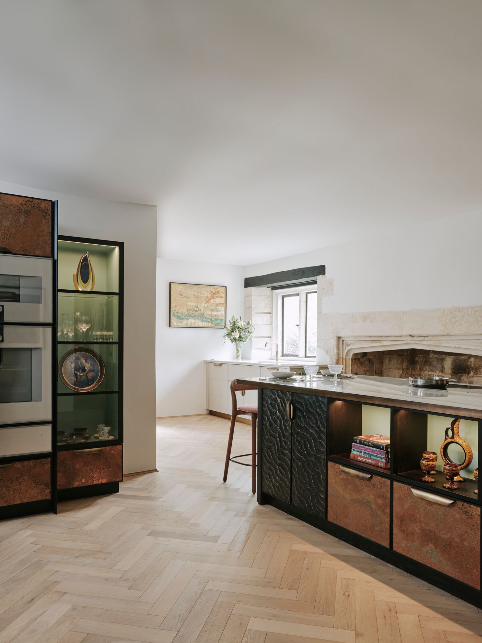 kitchen redesigned, Back in Time for the Stroud Kitchen from Ledbury Studio