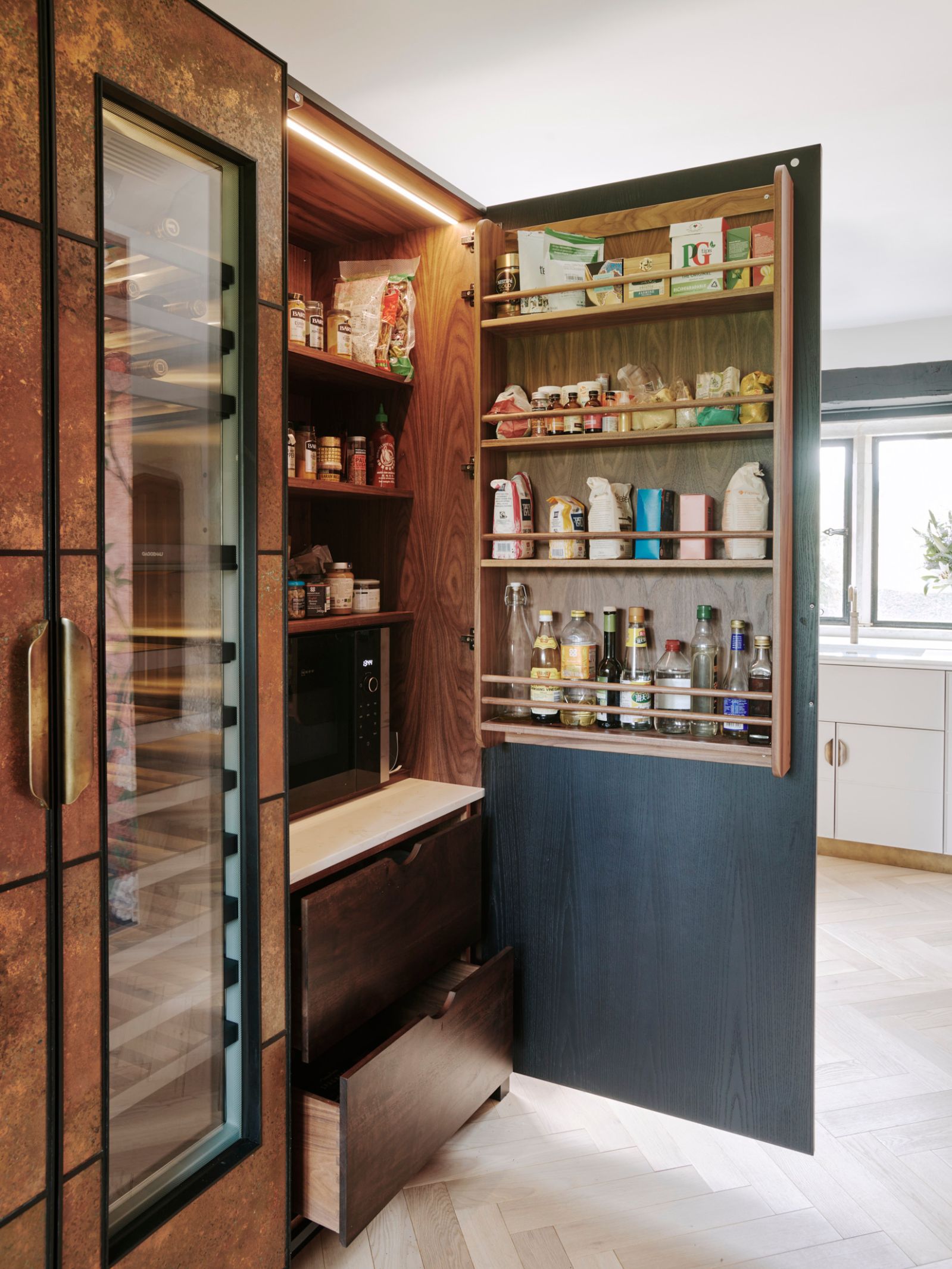 kitchen redesigned, Back in Time for the Stroud Kitchen from Ledbury Studio