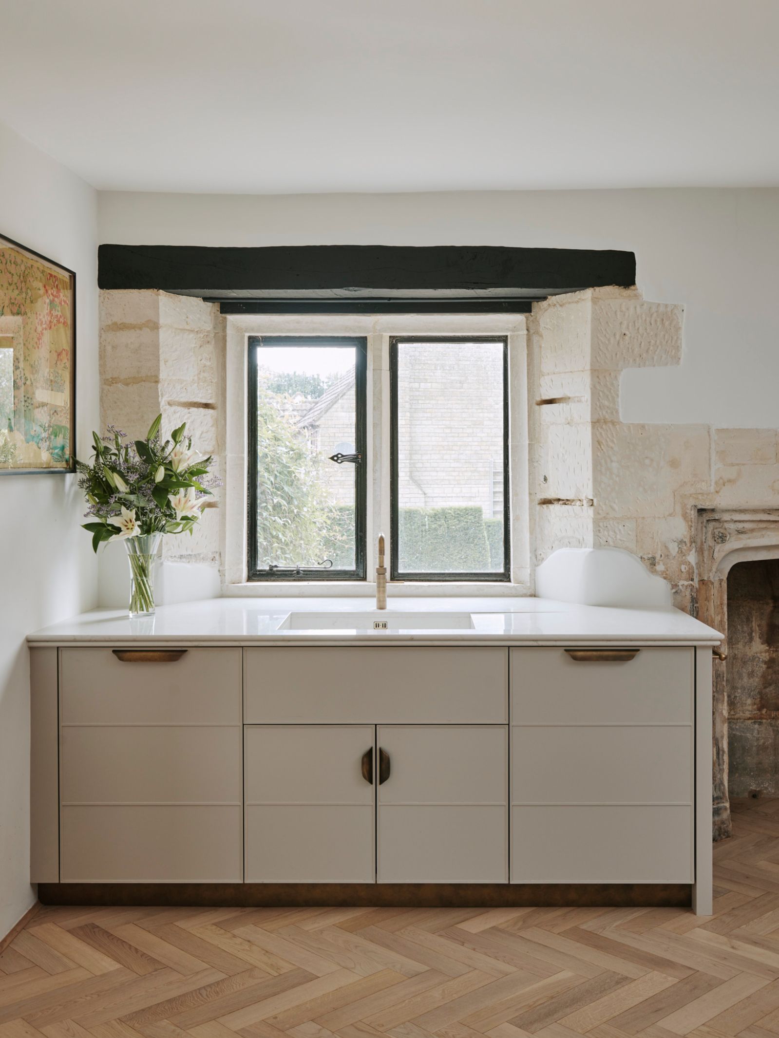 kitchen redesigned, Back in Time for the Stroud Kitchen from Ledbury Studio