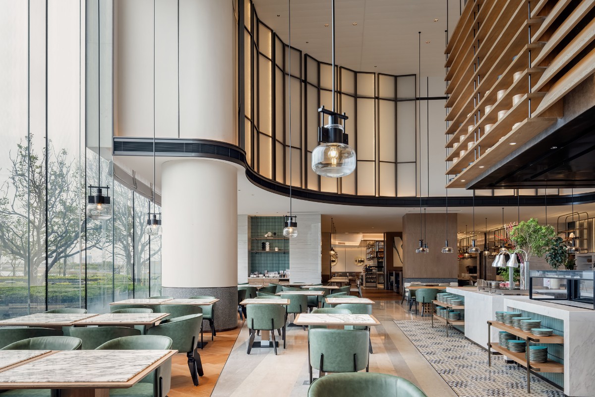 hotel public space, Timelessness Balanced with Modern Feel for a New Hotel
