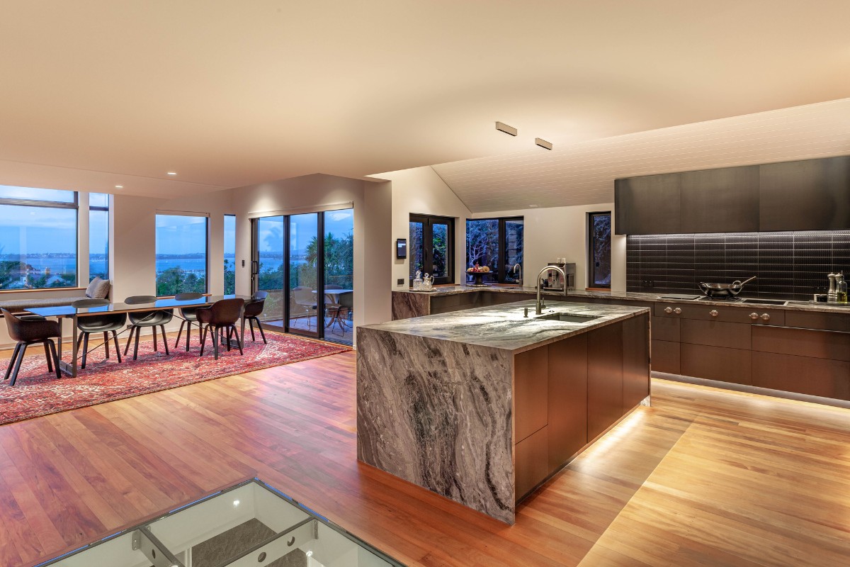 renovated kitchen, Renovated Kitchen Enhances Beautiful Harbour Views