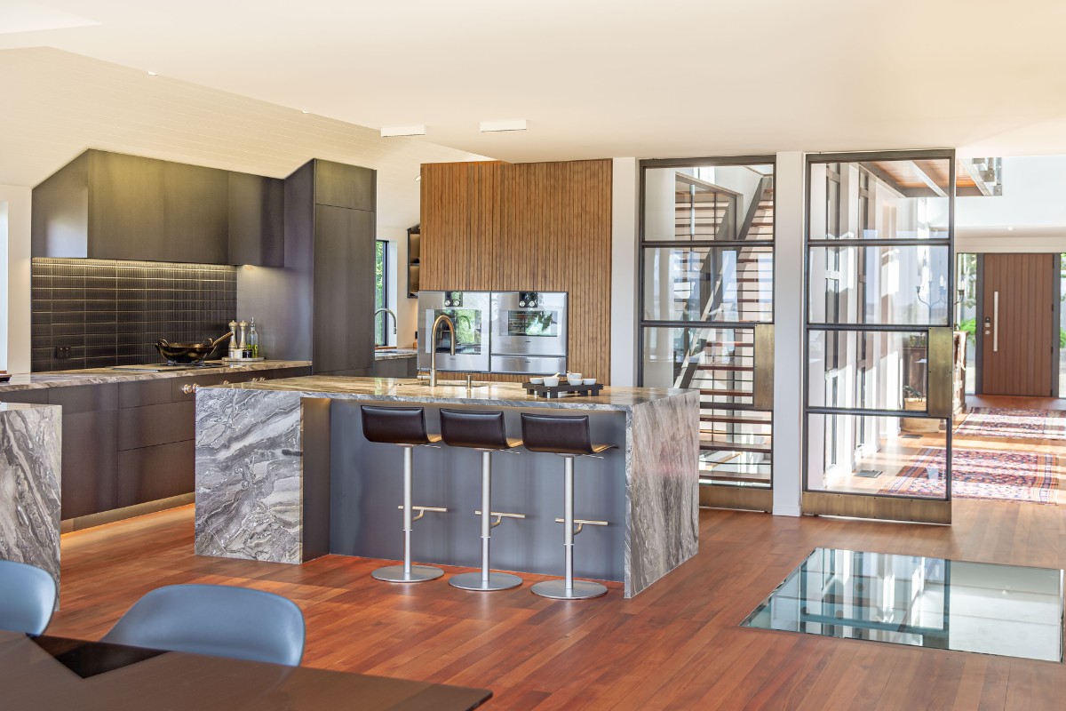 renovated kitchen, Renovated Kitchen Enhances Beautiful Harbour Views
