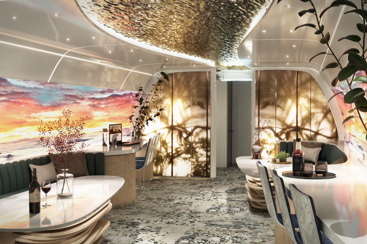 aircraft interior, Jetsetter Design Creates a Wellbeing Haven Wherever You are in the World