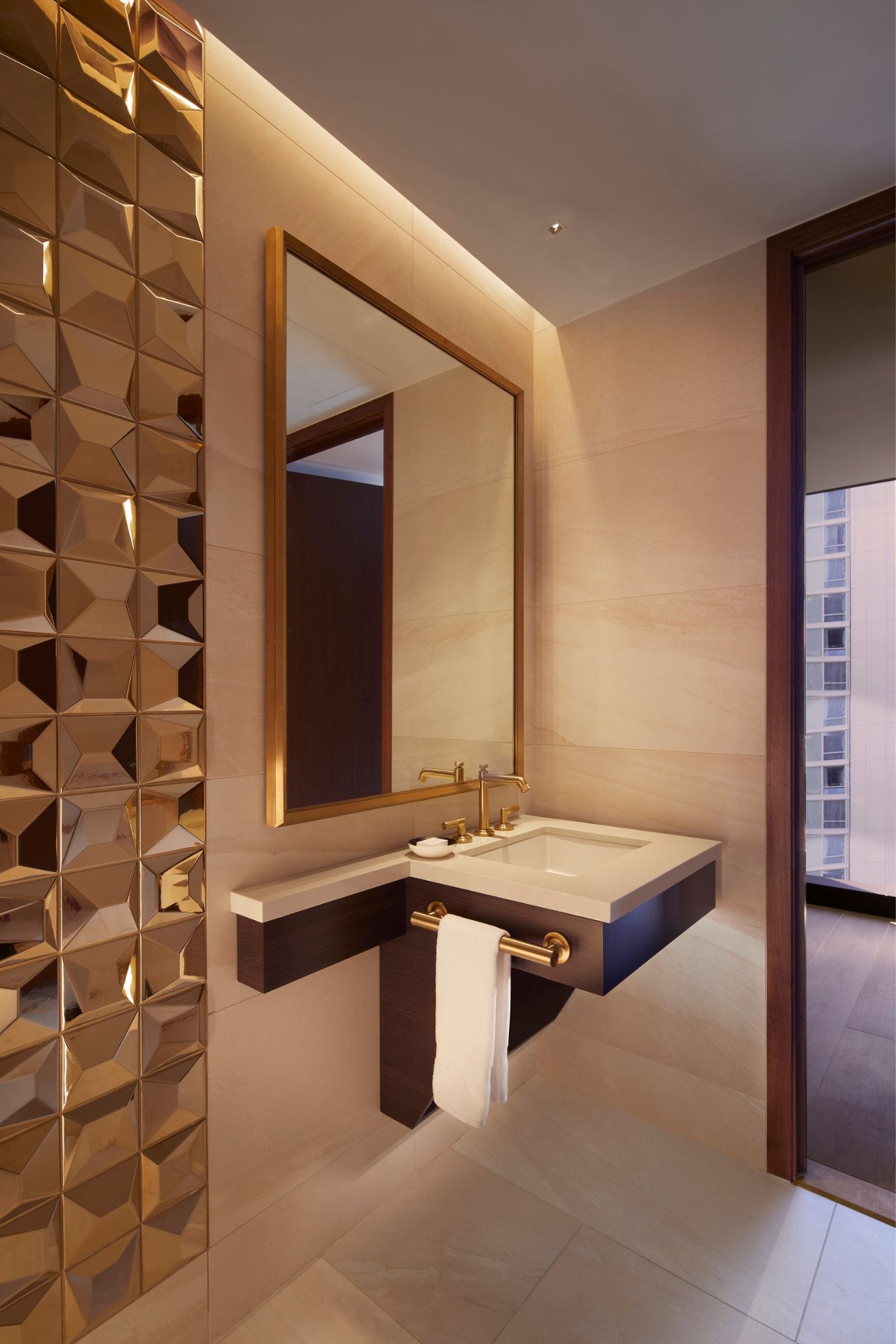 hotel, Hotel Penthouse Suite Designed to Accommodate Guests and Entertain