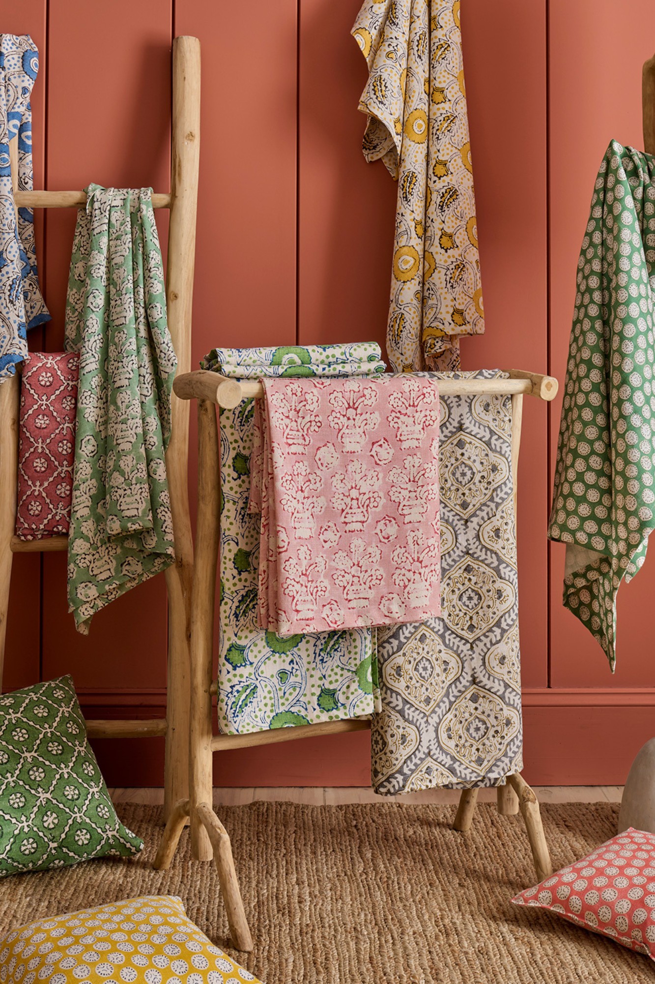 printed linens, Linwood: The Bibi Collection, Printed Linens with a Handcrafted Feel