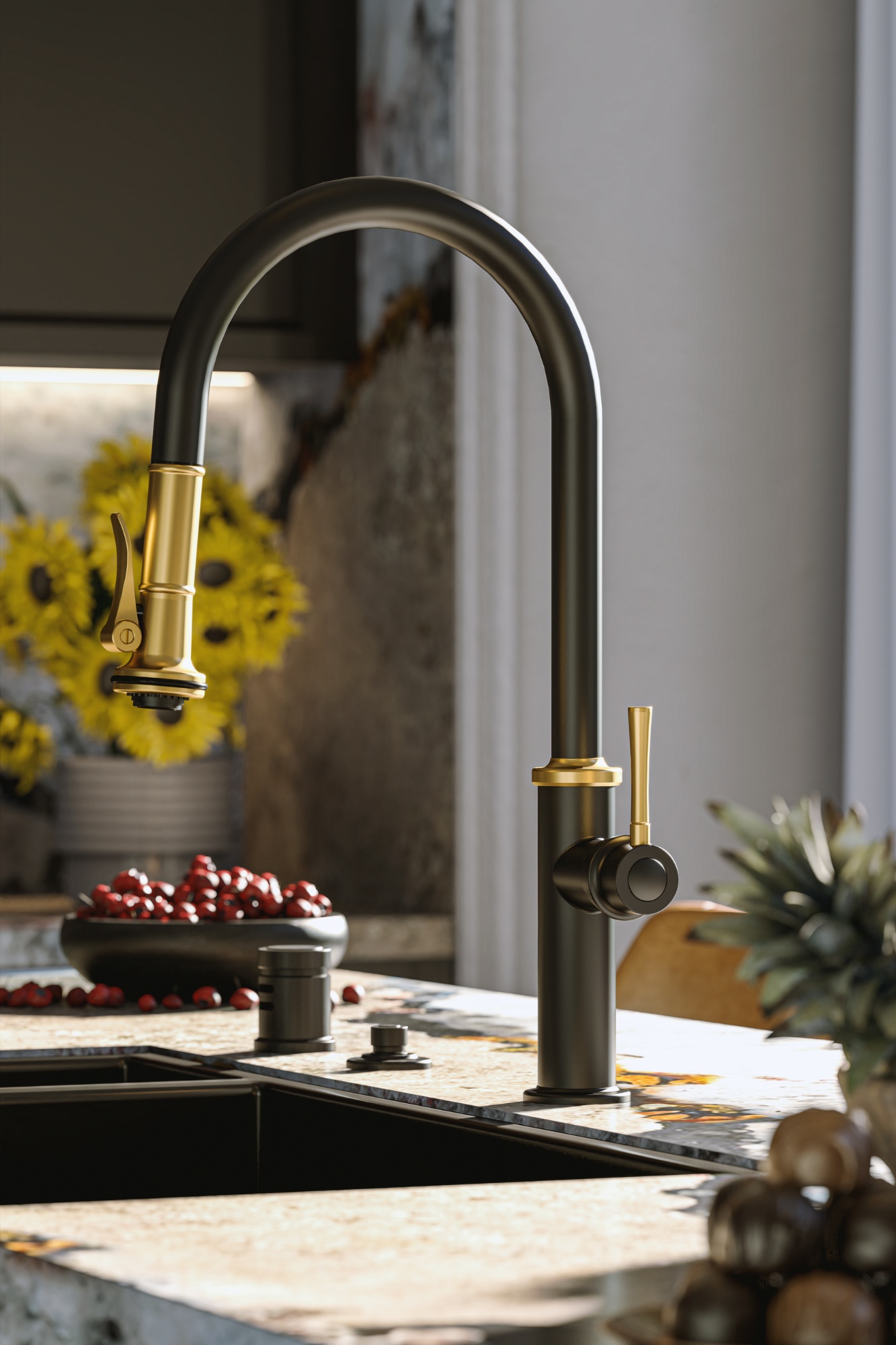 kitchen tap, Reinventing Kitchen Elegance with GRAFF Designs: Introducing Futurismo & Segovia