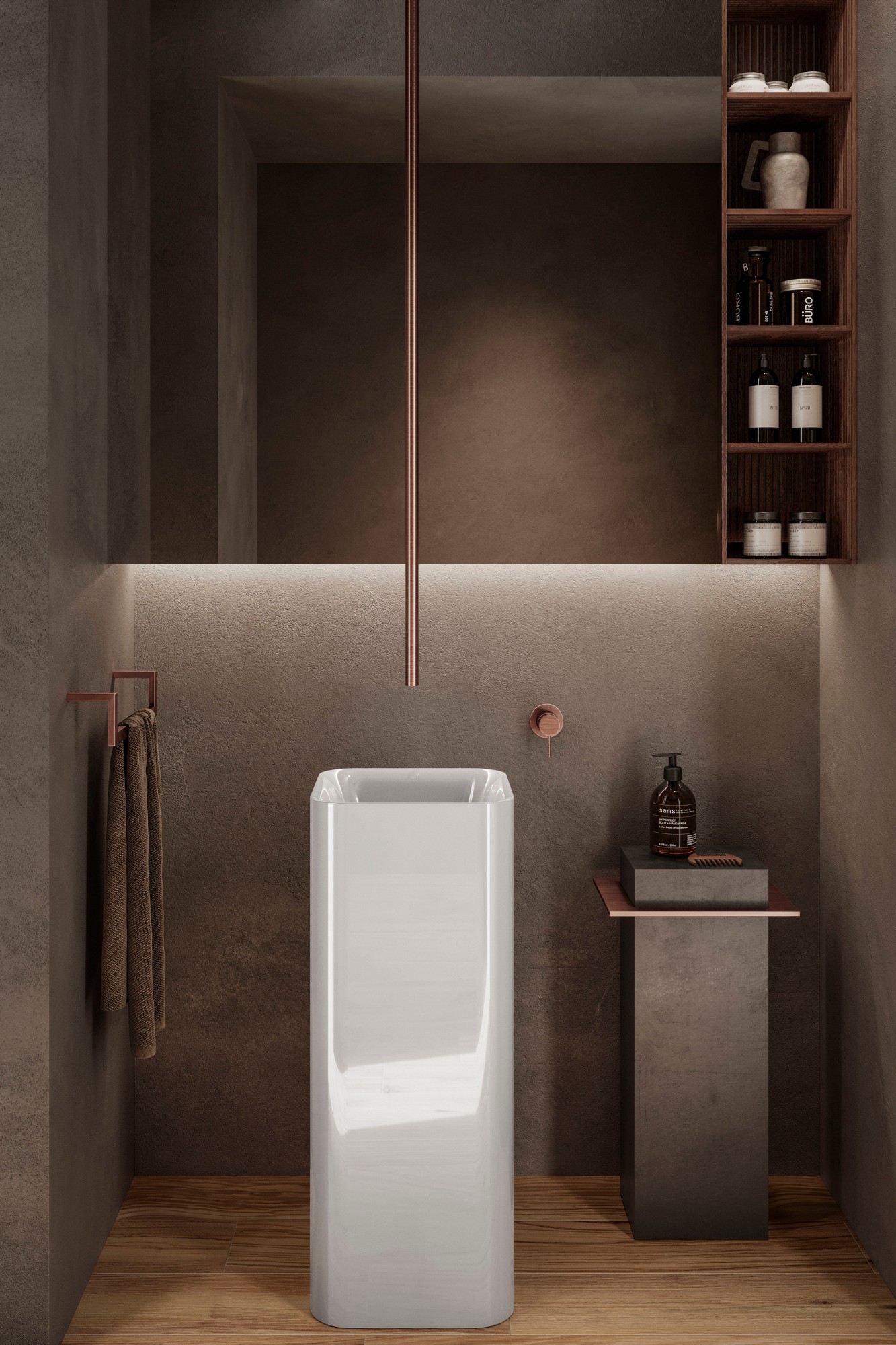washbasins design, All Square With RAK-Petit