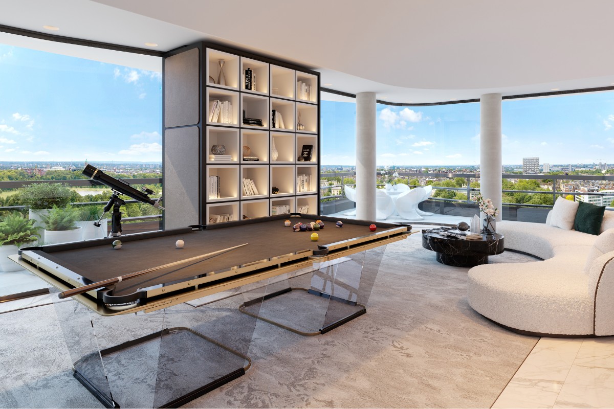 modern, Fenton Whelan Design a Modern London Penthouse
