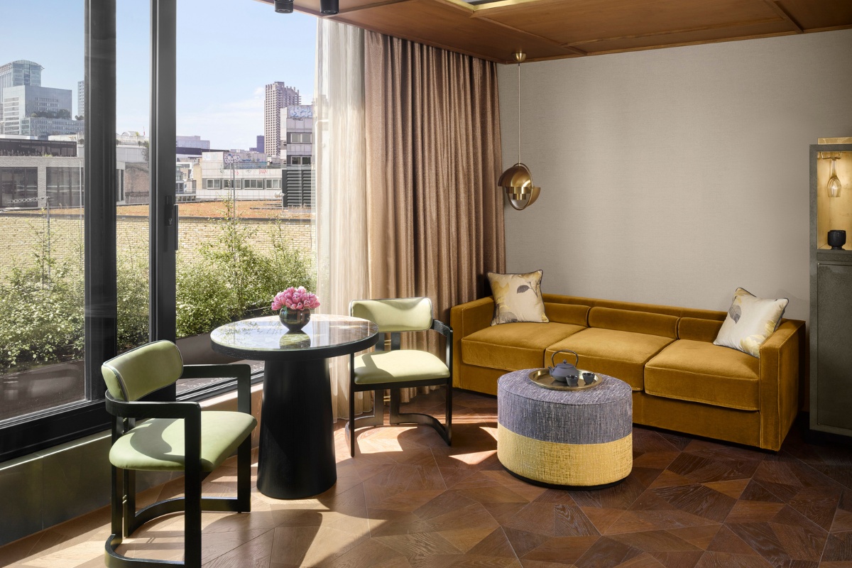 flooring, Frammenti for Nobu Hotel Shoreditch: Made in Italy Design Flooring in the Heart of London