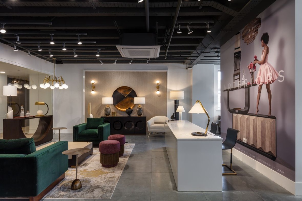 arteriors, Arteriors has Relocated its European Flagship Showroom to Chelsea Harbour’s Design Centre