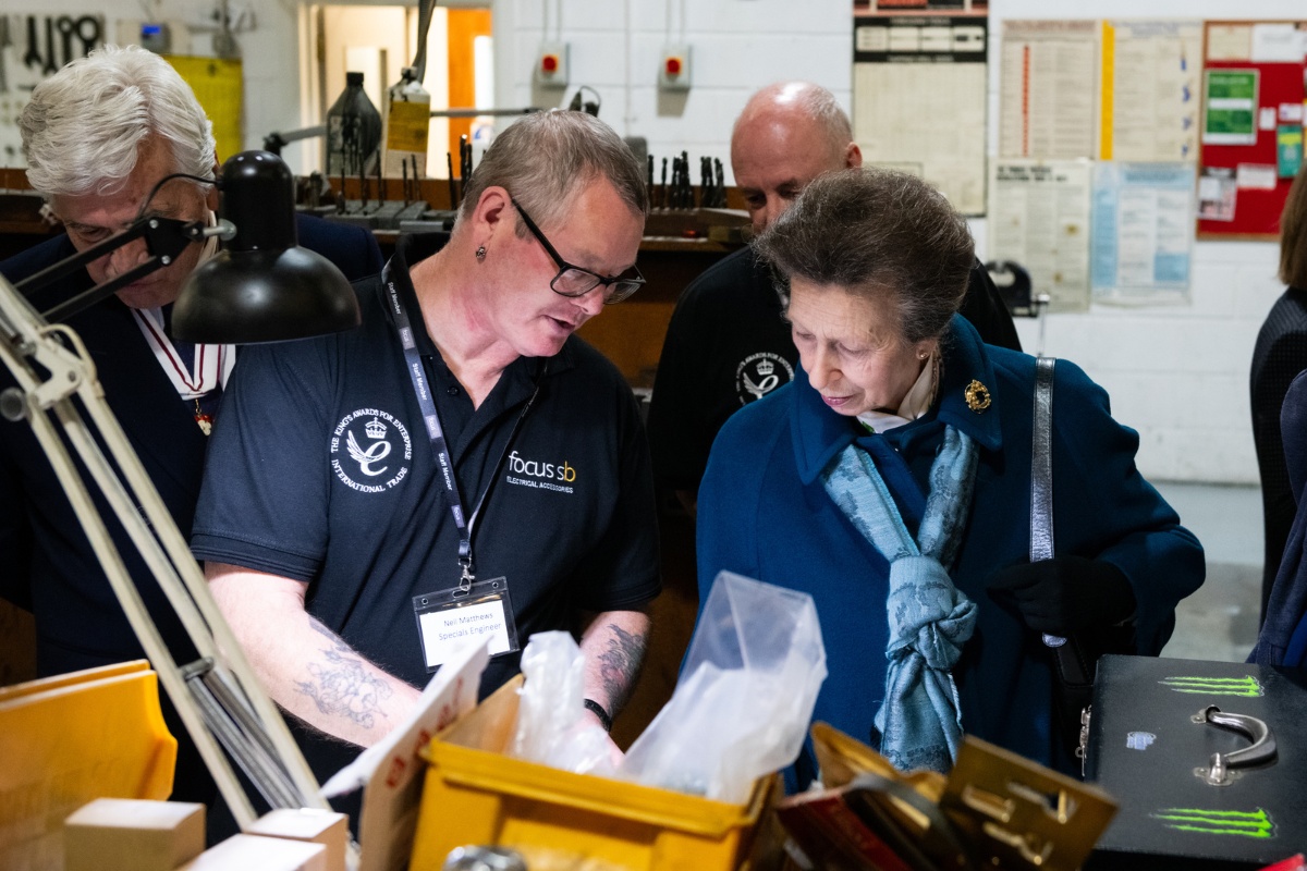 King's Award, HRH The Princess Royal Presents King’s Award at Focus SB