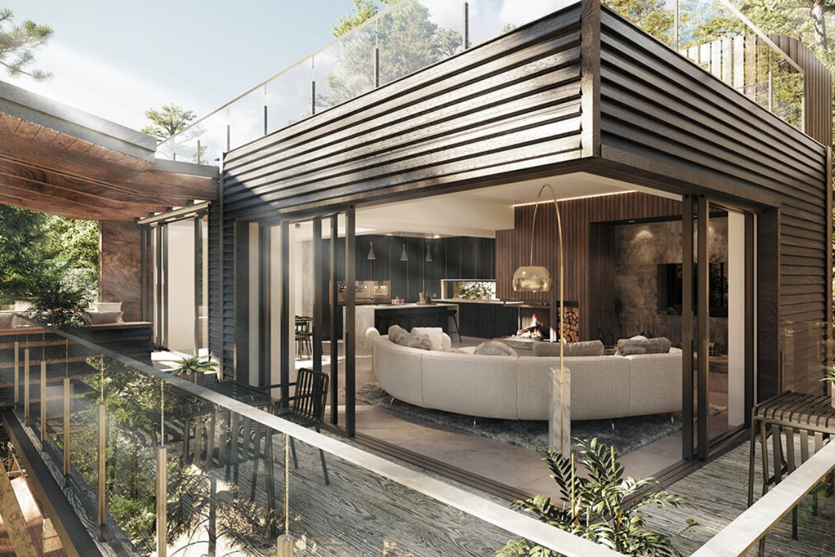 tree top, Kimble Roden Architects Design a Natural Tree Top Villa