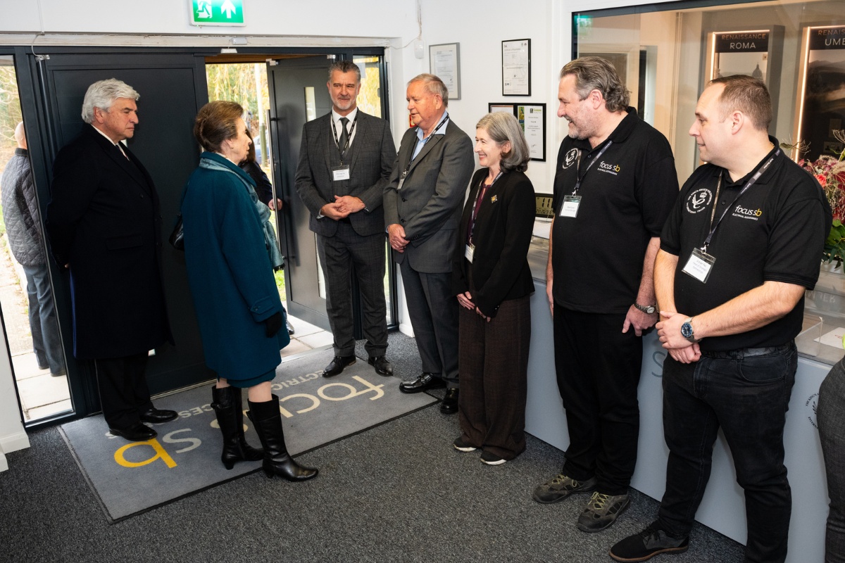 King's Award, HRH The Princess Royal Presents King’s Award at Focus SB