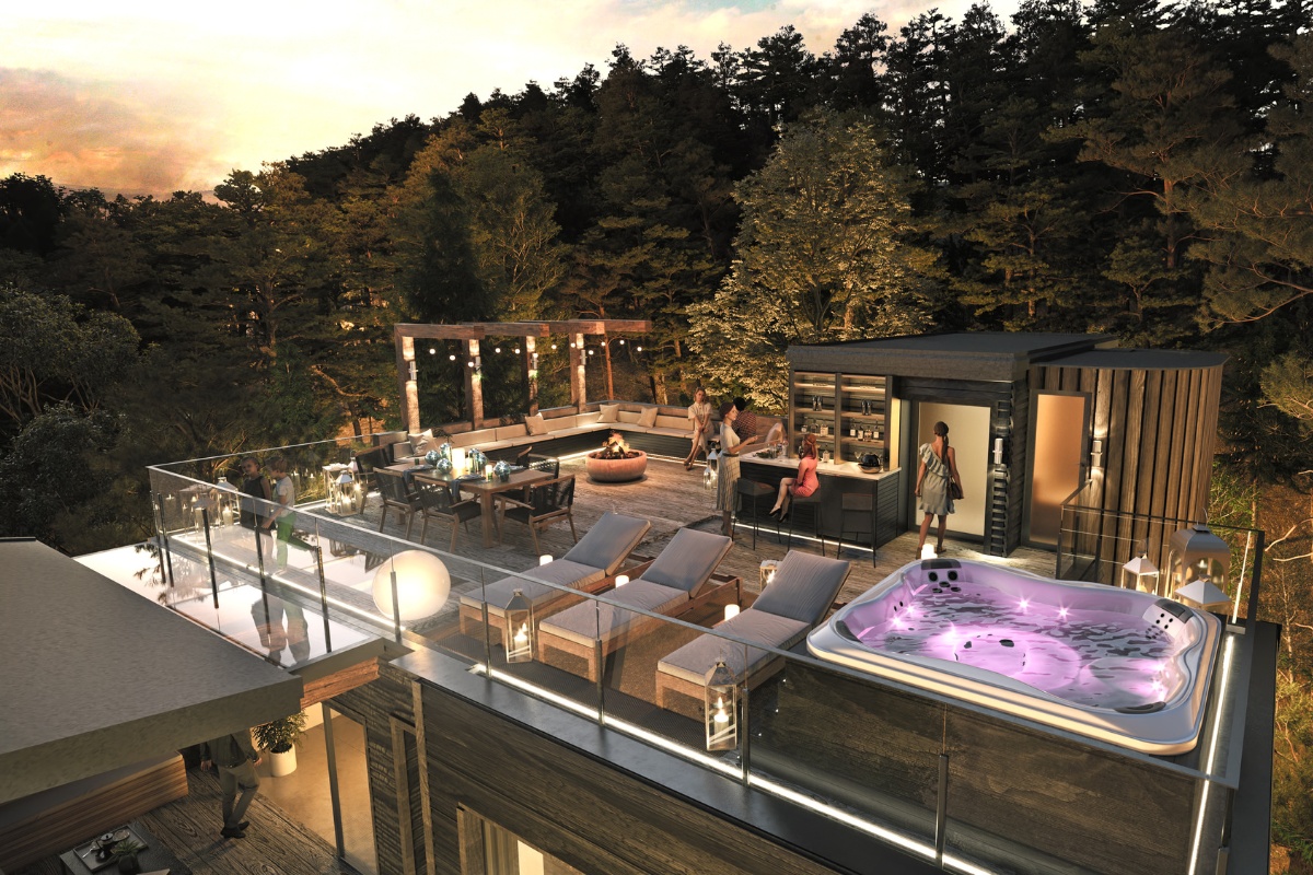 tree top, Kimble Roden Architects Design a Natural Tree Top Villa