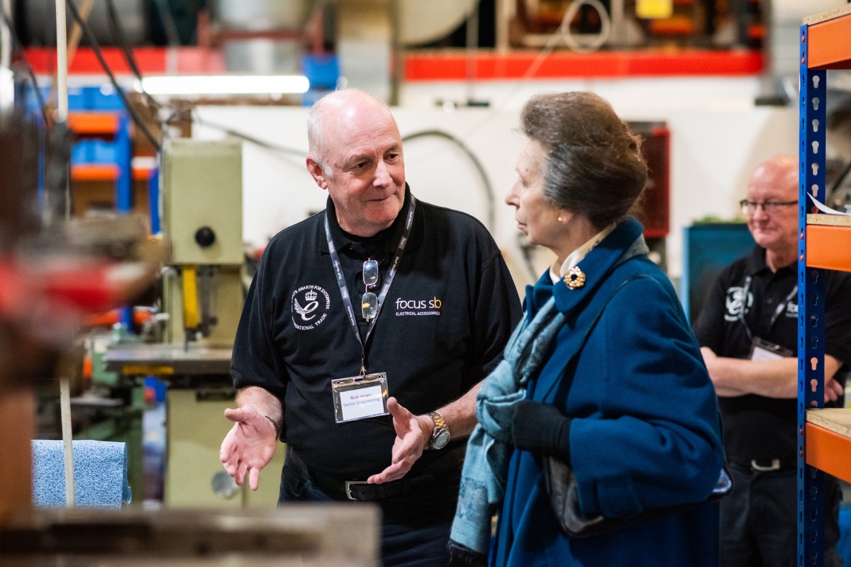 King's Award, HRH The Princess Royal Presents King’s Award at Focus SB