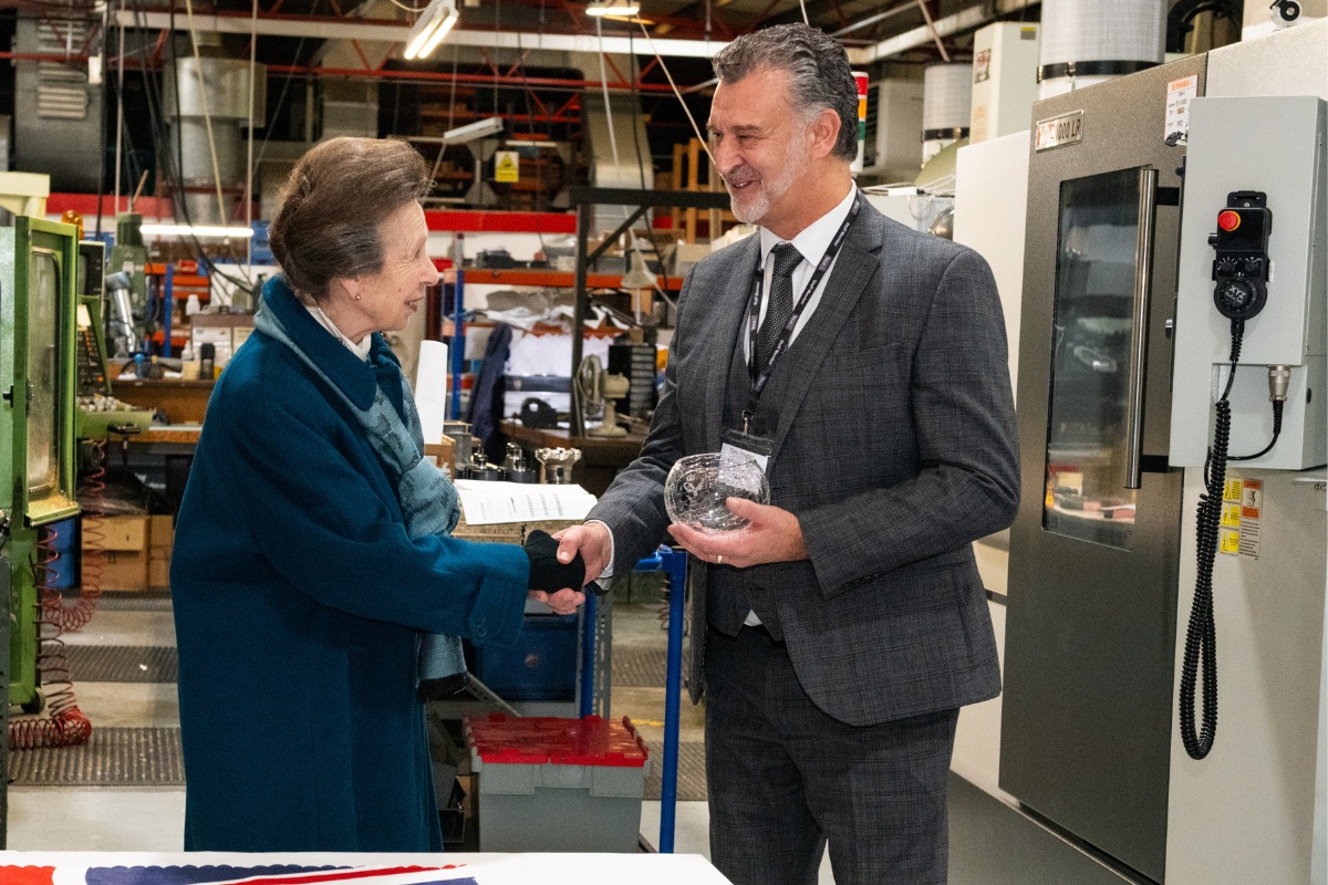 HRH The Princess Royal Presents King’s Award at Focus SB