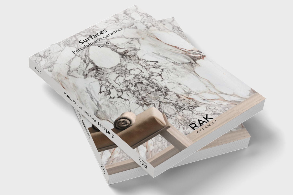 surface trends, Surface Trends for Kitchens, Bathroom and Outdoor in the New RAK Ceramics Brochure