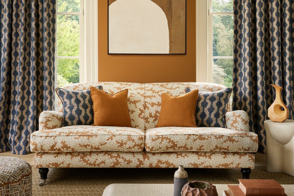 Linwood Shows How to Decorate with Colourful Linen Upholstery Fabric