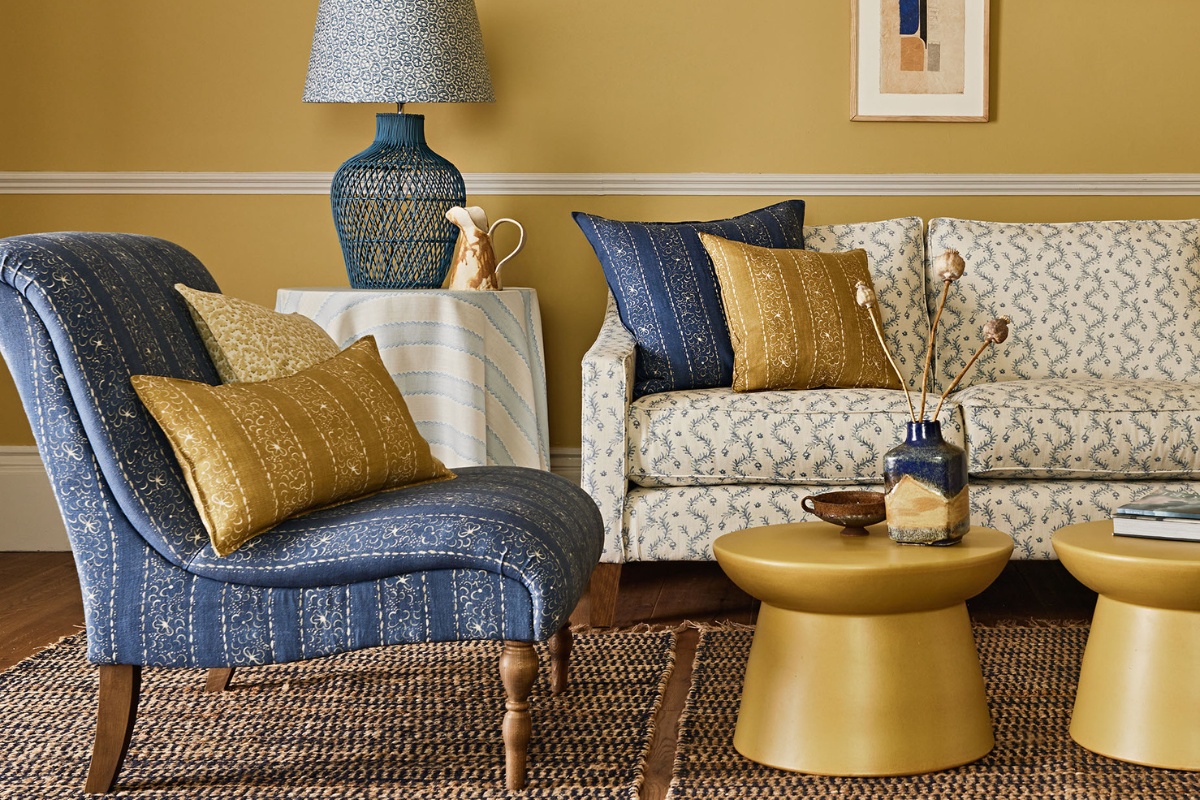 Colourful Linen, Linwood Shows How to Decorate with Colourful Linen Upholstery Fabric
