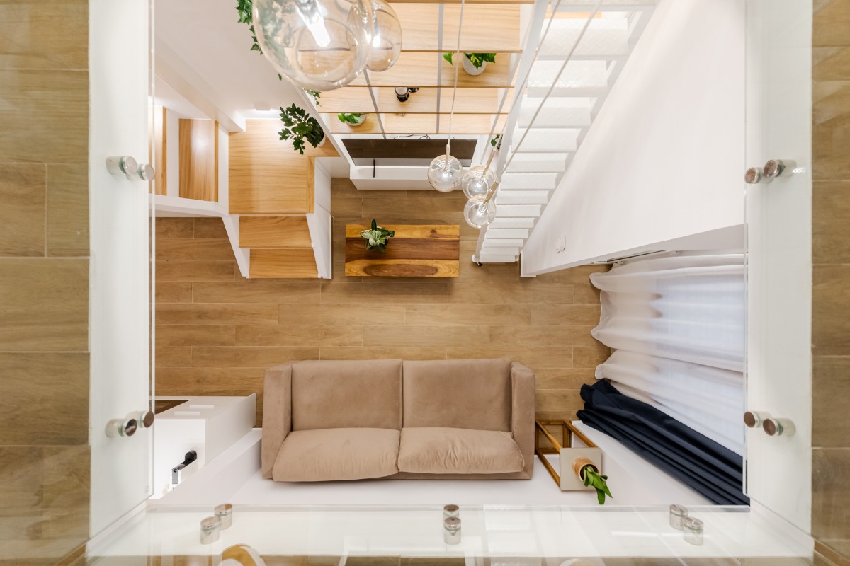 Square Design Interiors Transform a Garage into a Micro-Residence