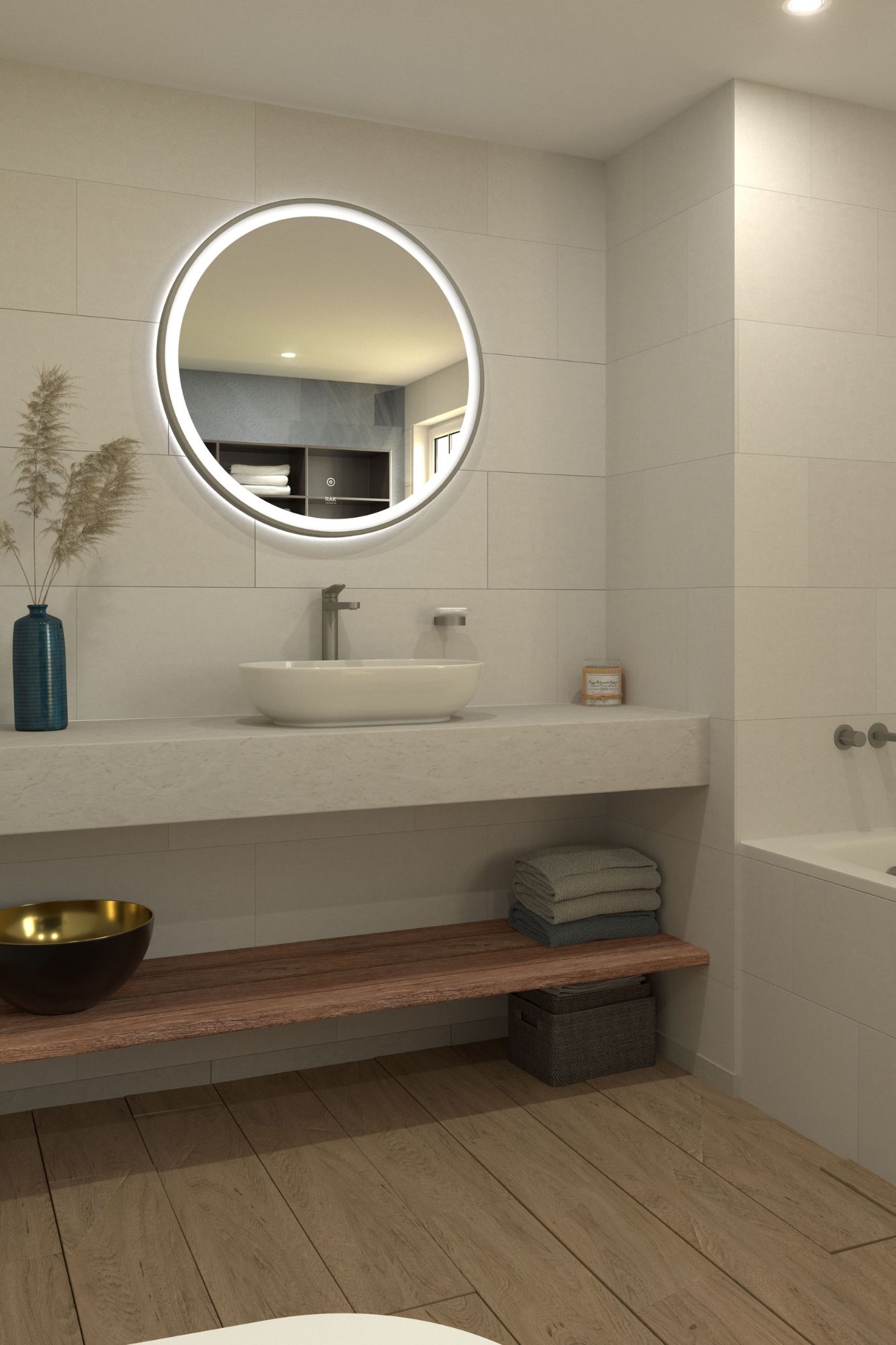 rak ceramics, Industrial-Style Luxe with RAK Ceramics’ New Concrete-Effect Opificio Tile Range