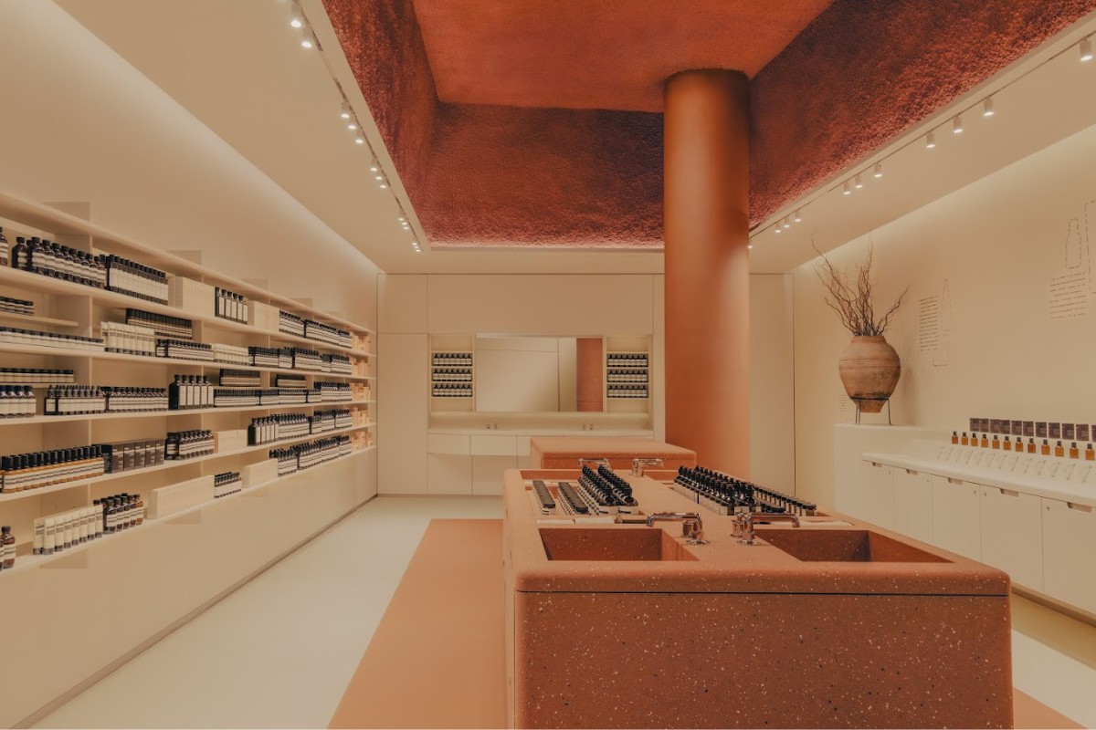 Marmo Surface Finishes Install Microcement for Aesop, Westfield Stratford, London