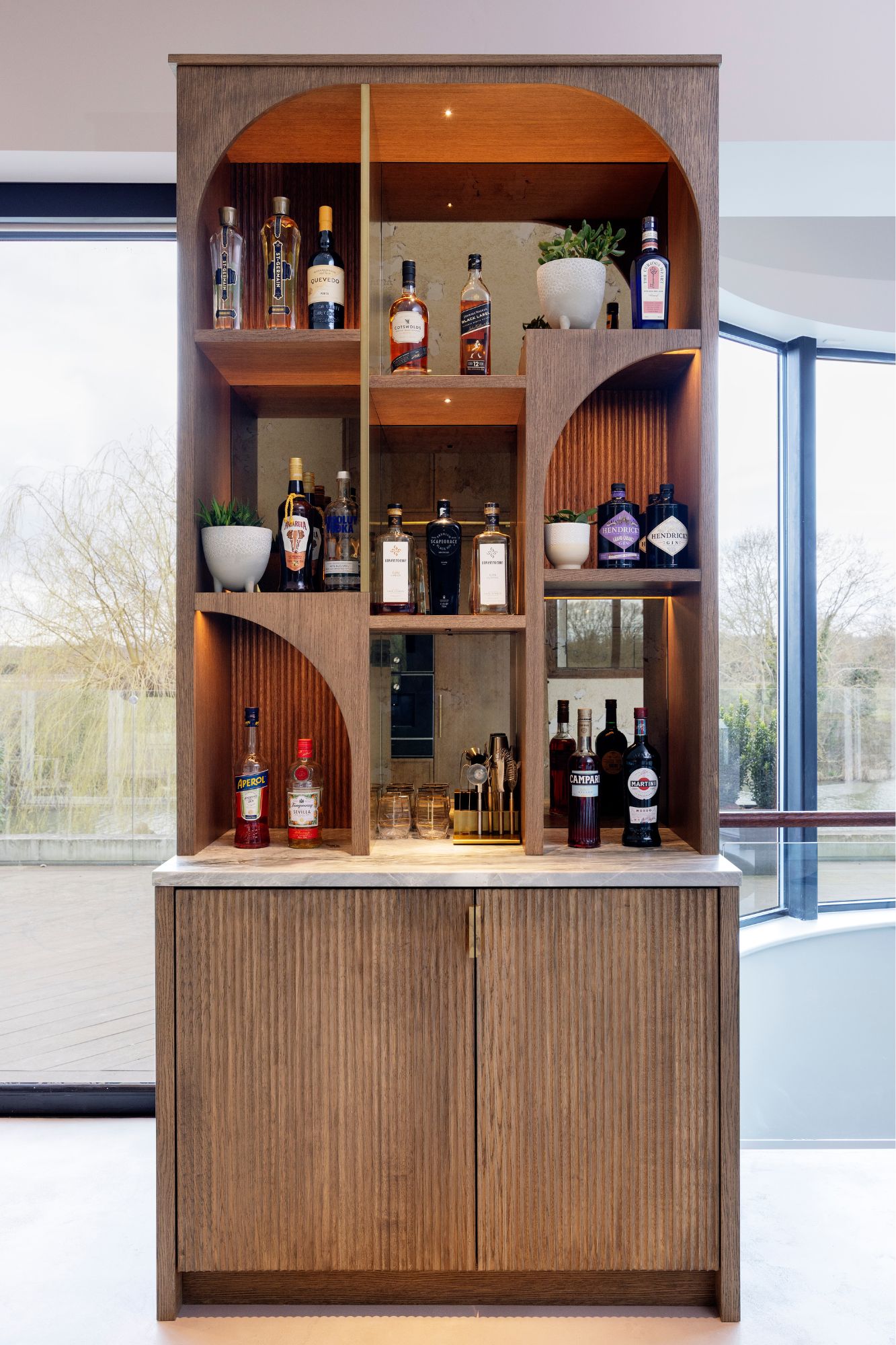 Cosentino, Using Sensa Platino by Cosentino in a Warm and Textured Kitchen Design