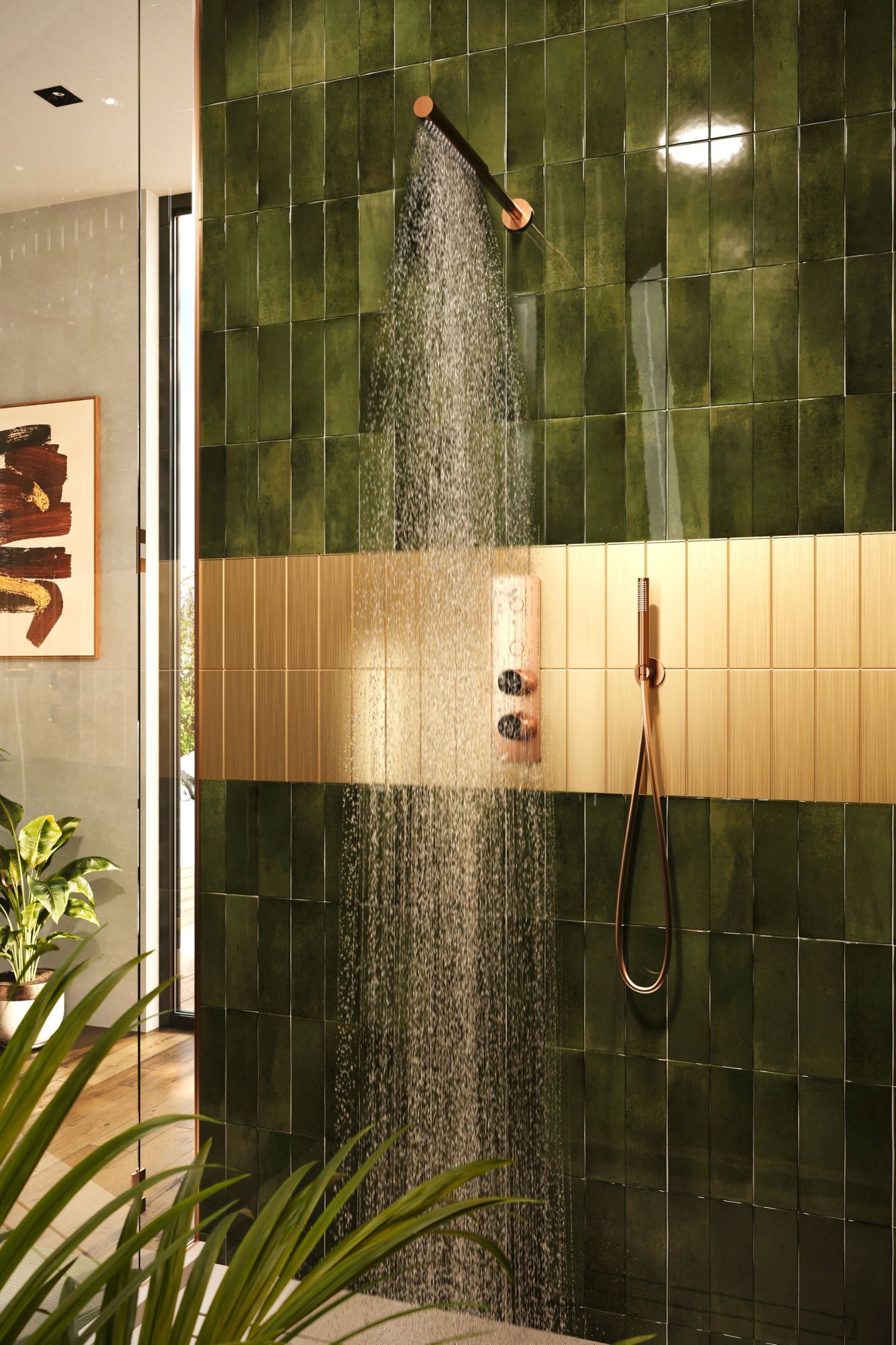 GRAFF, GRAFF Introduces the Wall-Mounted Version of Riva Chandelier Shower