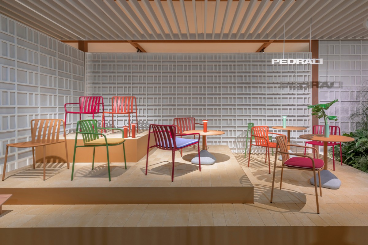 Pedrali, #PedraliShiftingPerspectives at Salone del Mobile.Milano 2025