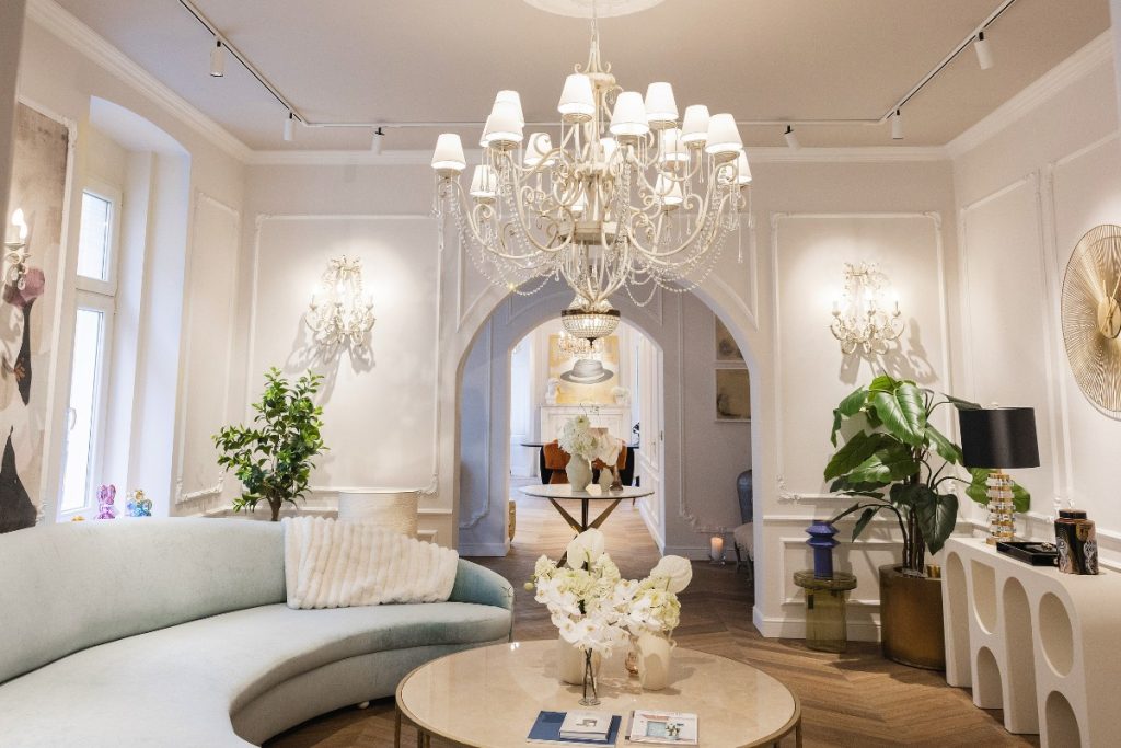 Grandiosa Design Create an Elegant Fusion of Showroom and Studio