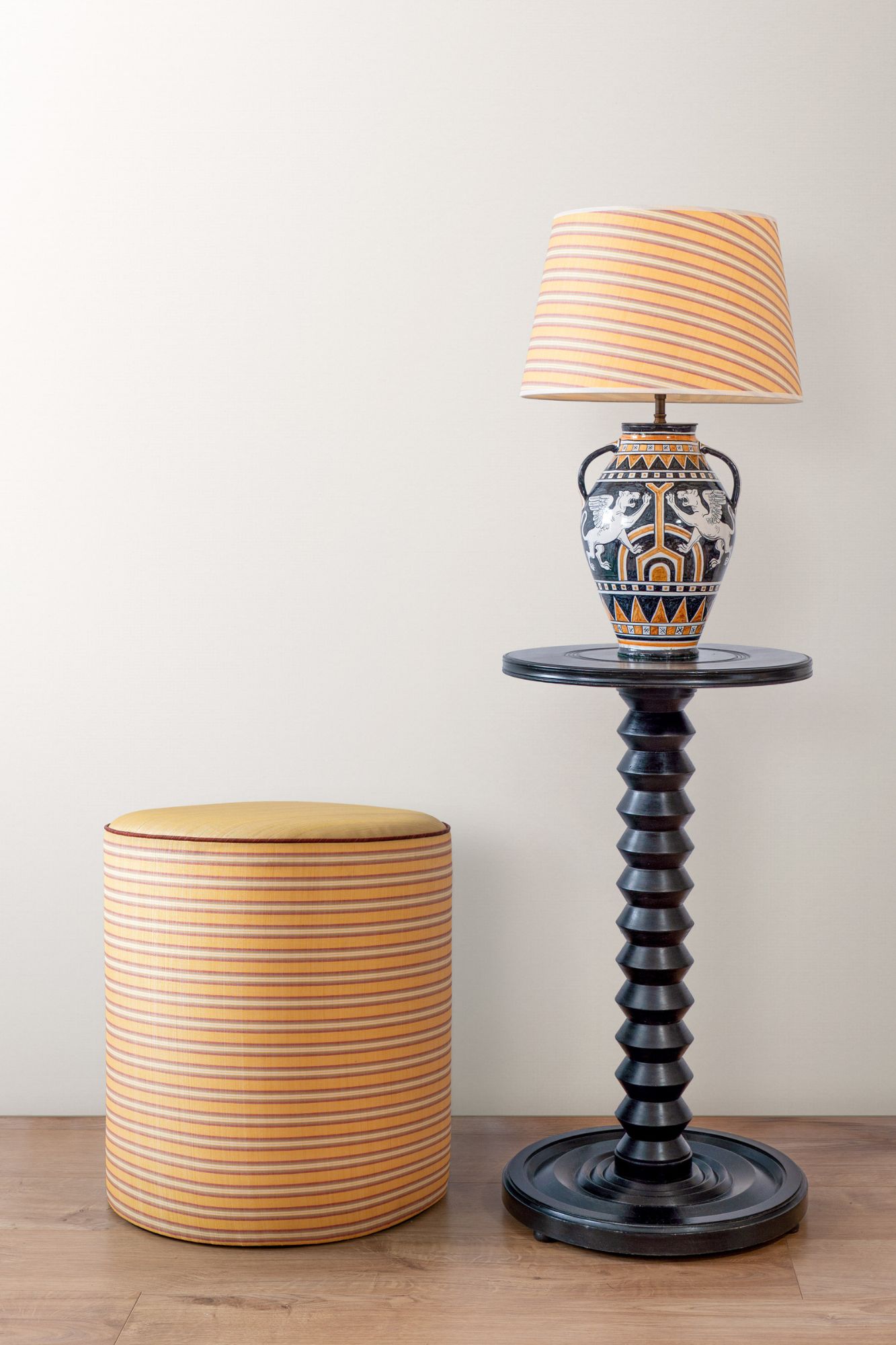 Oakley Moore, Striped in Horsehair: Oakley Moore x John Boyd Textiles
