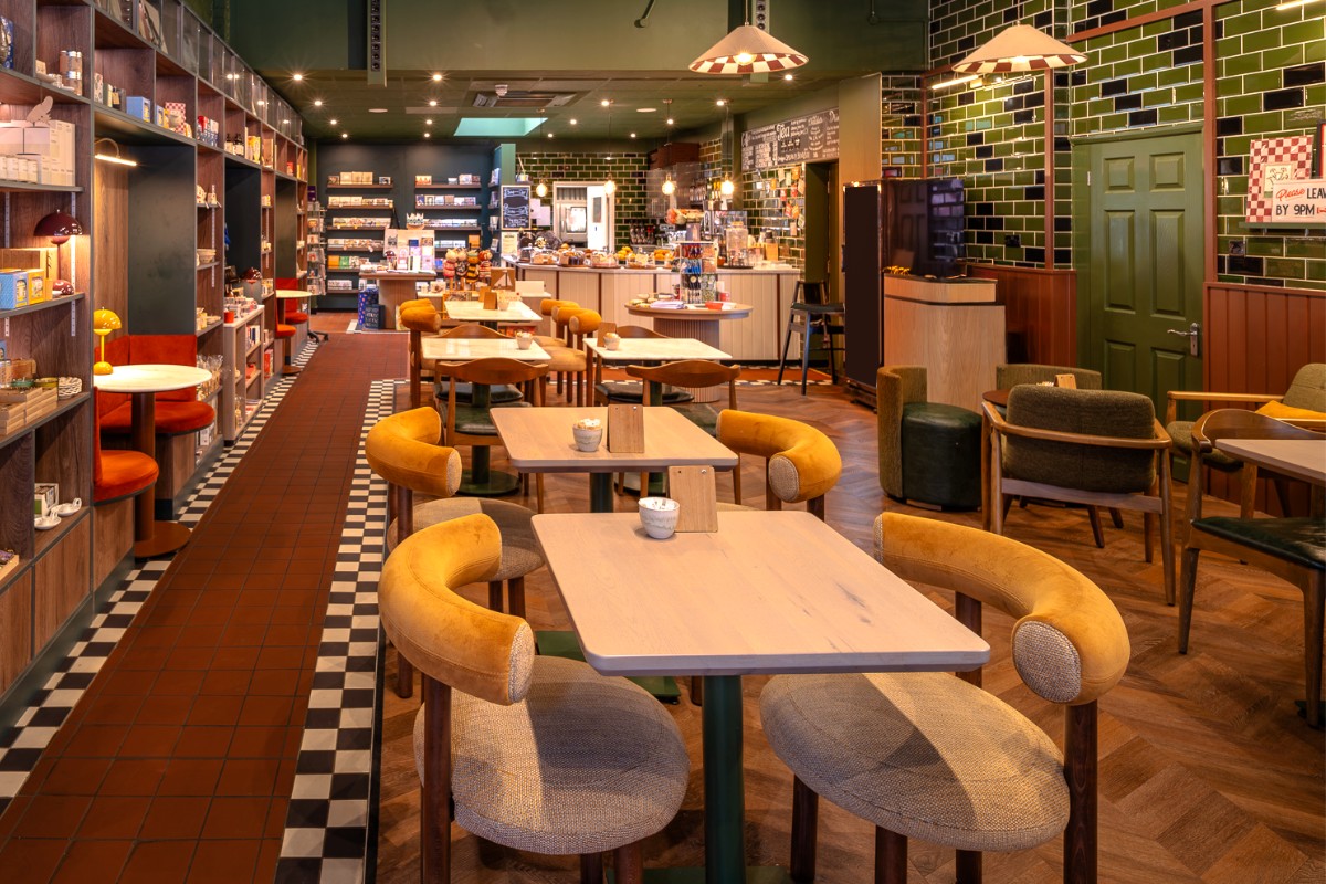 Design Command Refurbishes David’s Café, Creating a Warm and Inviting Community Space in Letchworth Garden City