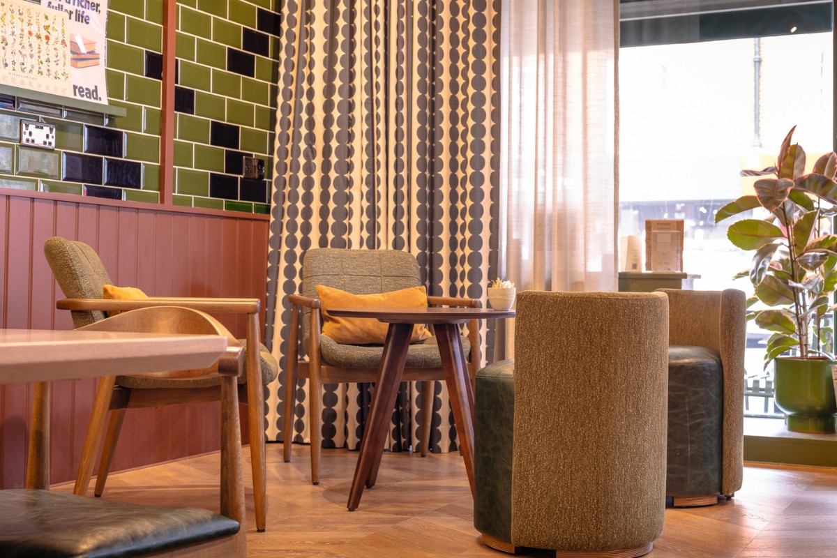 Design Command, Design Command Refurbishes David’s Caf&eacute;, Creating a Warm and Inviting Community Space in Letchworth Garden City