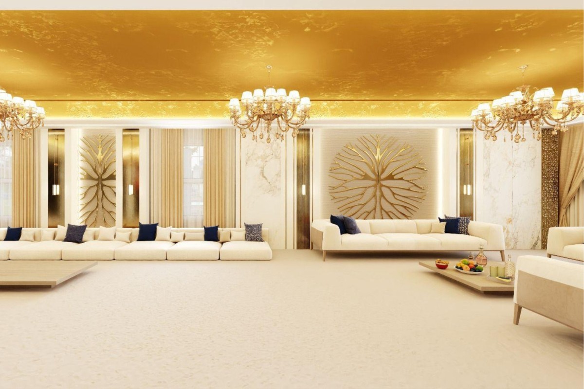 T&A Property Development Transform a Bespoke Living Space with Genuine Gold Leaf