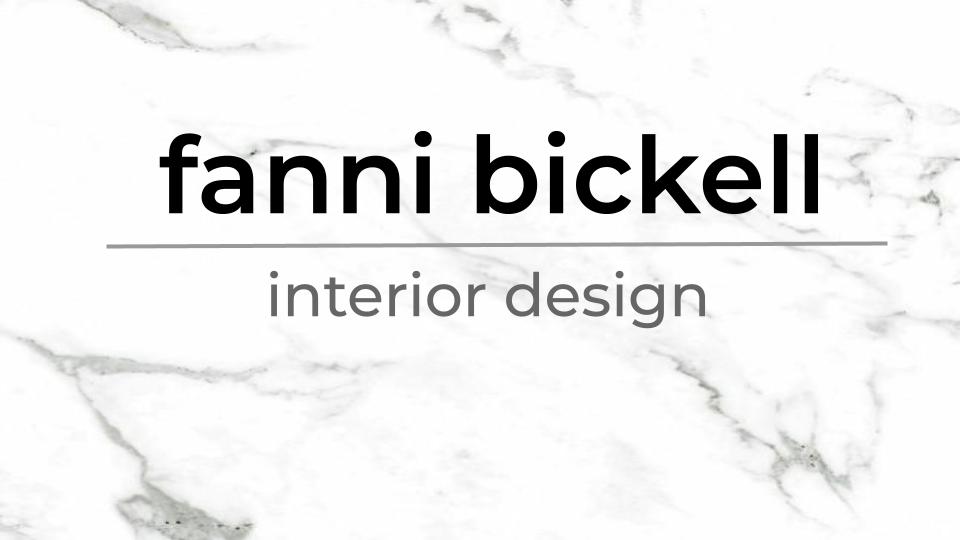 Fanni Bickell Design's Logo