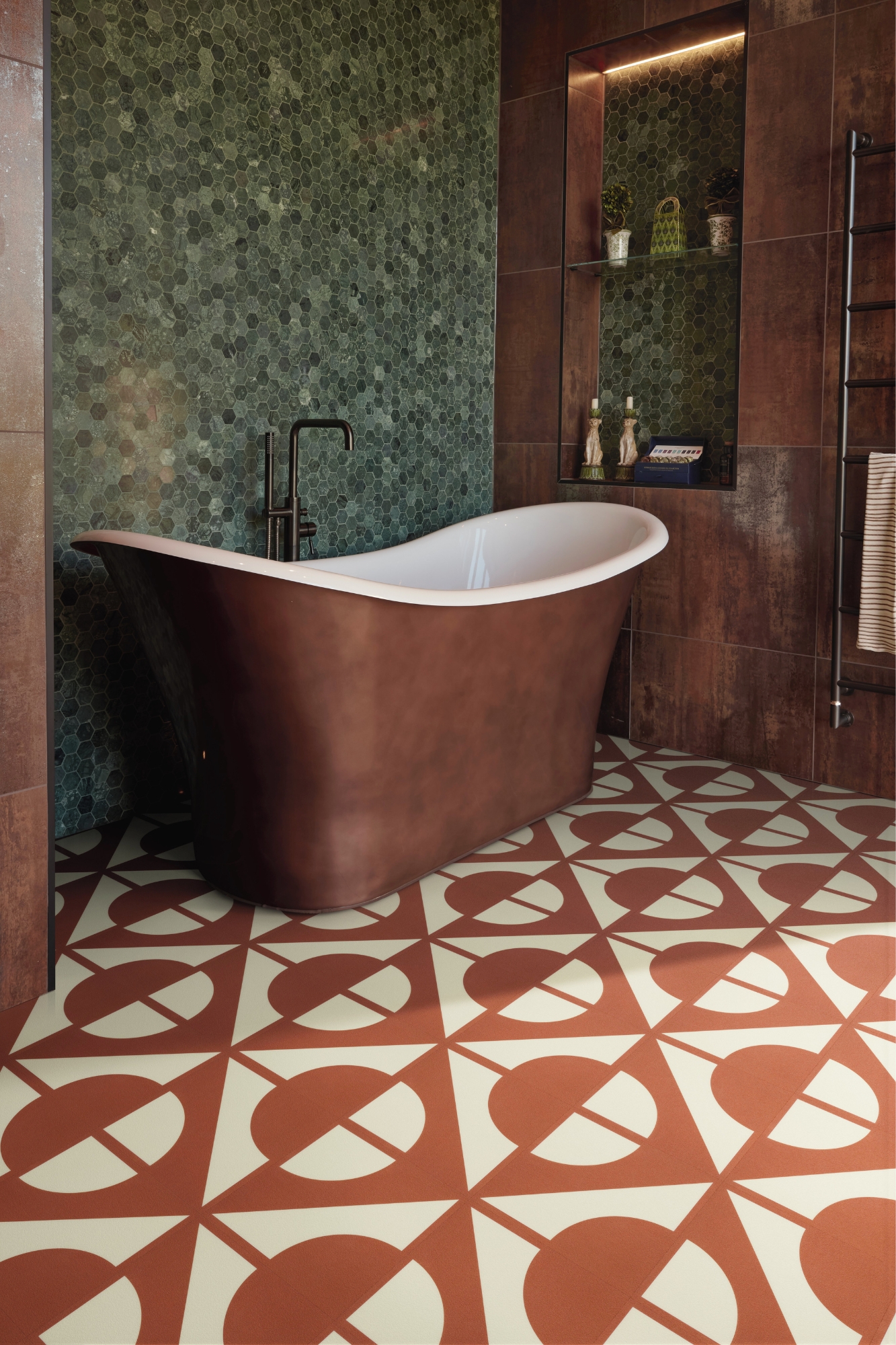 Karndean, Karndean Commercial Launches Knight Tile Curio, Bringing Joy to Geometric Flooring