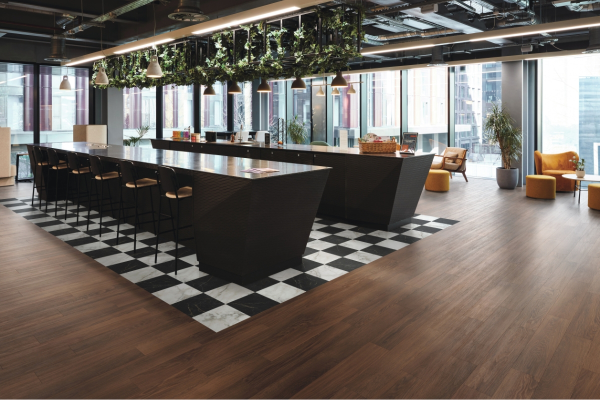 Karndean, Karndean Commercial Launches Knight Tile Curio, Bringing Joy to Geometric Flooring