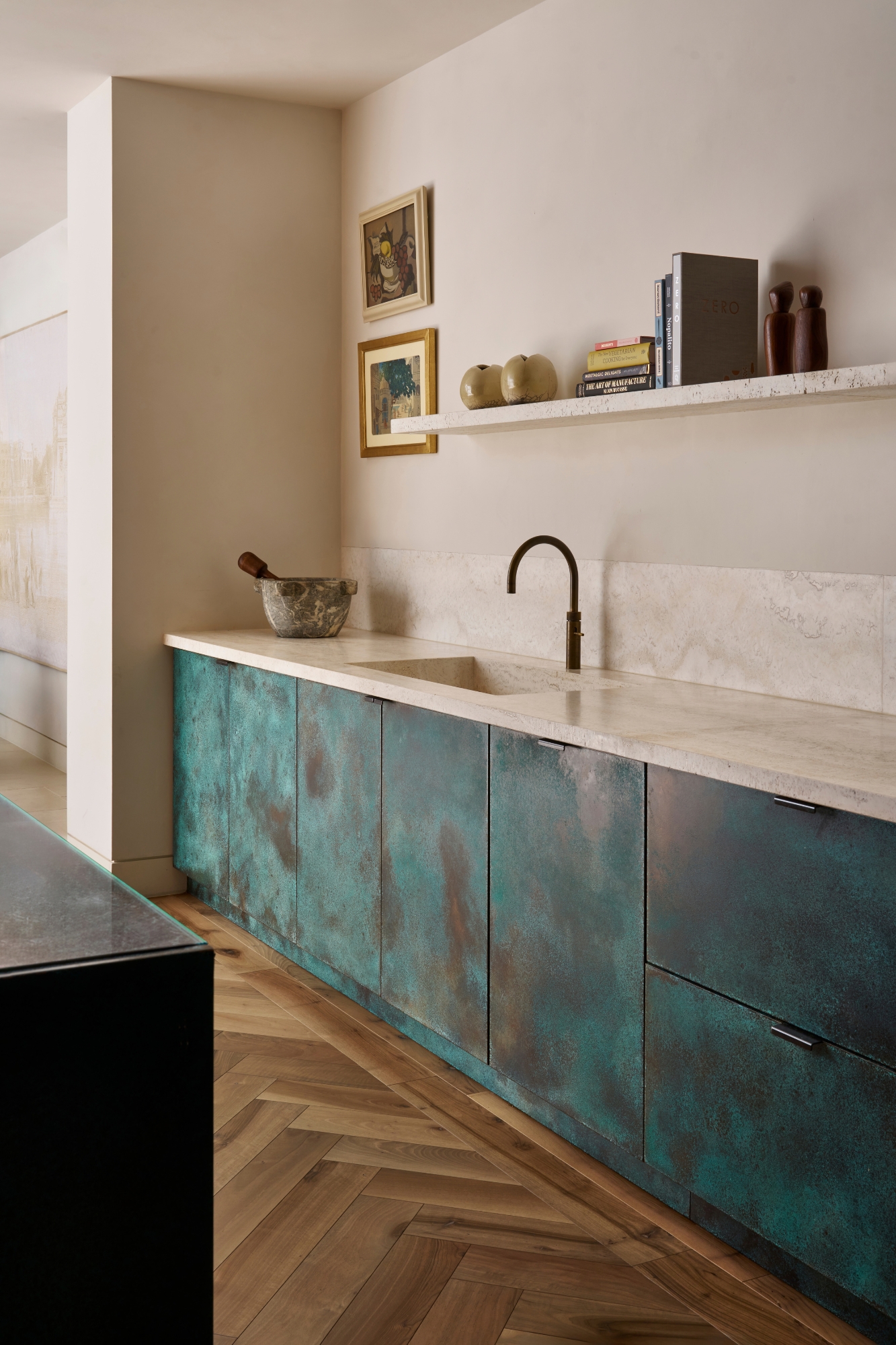 ledbury studio, The Bespoke Verdigris Copper Kitchen: A Labour of Love for Ledbury Studio