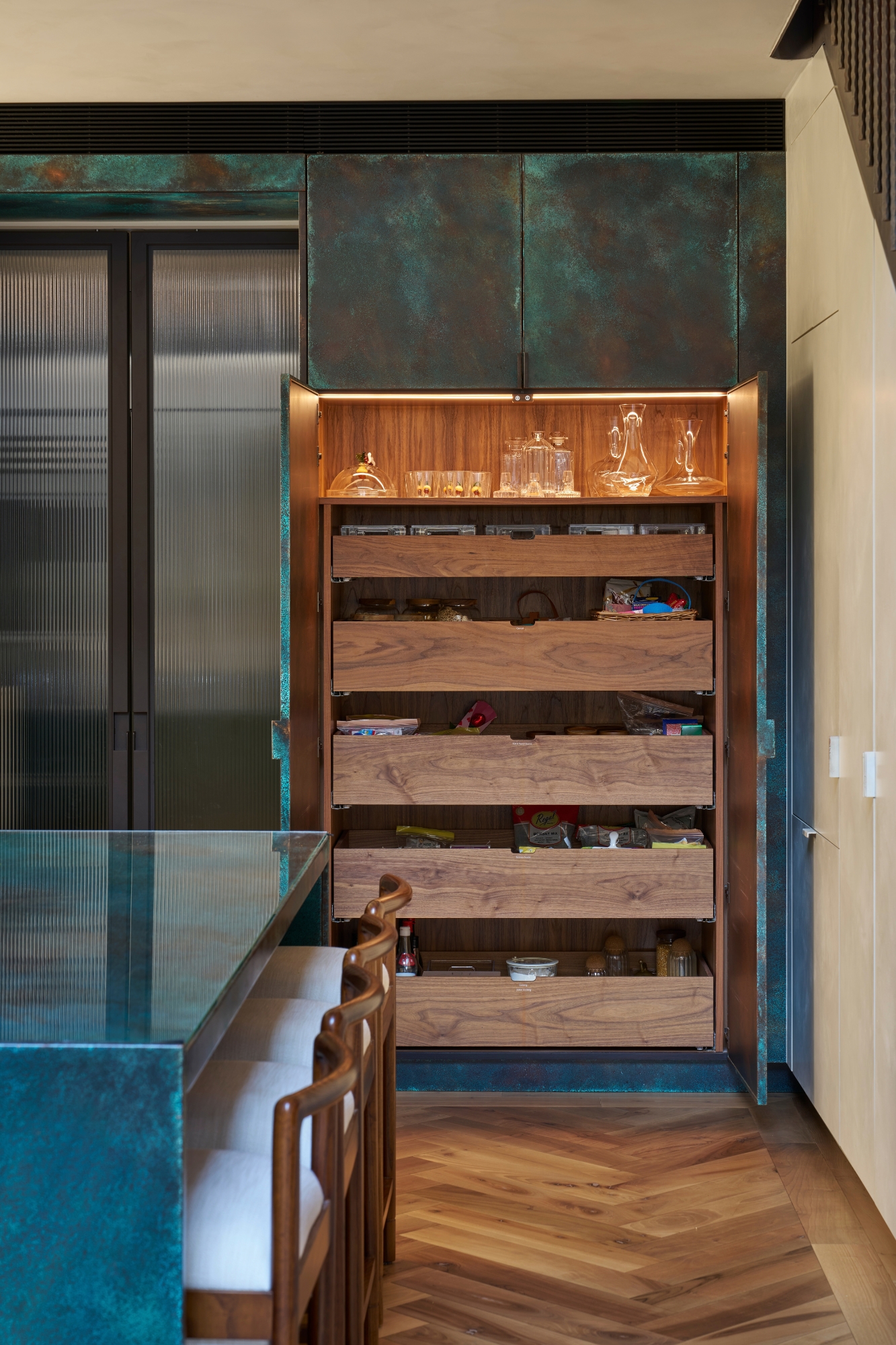ledbury studio, The Bespoke Verdigris Copper Kitchen: A Labour of Love for Ledbury Studio