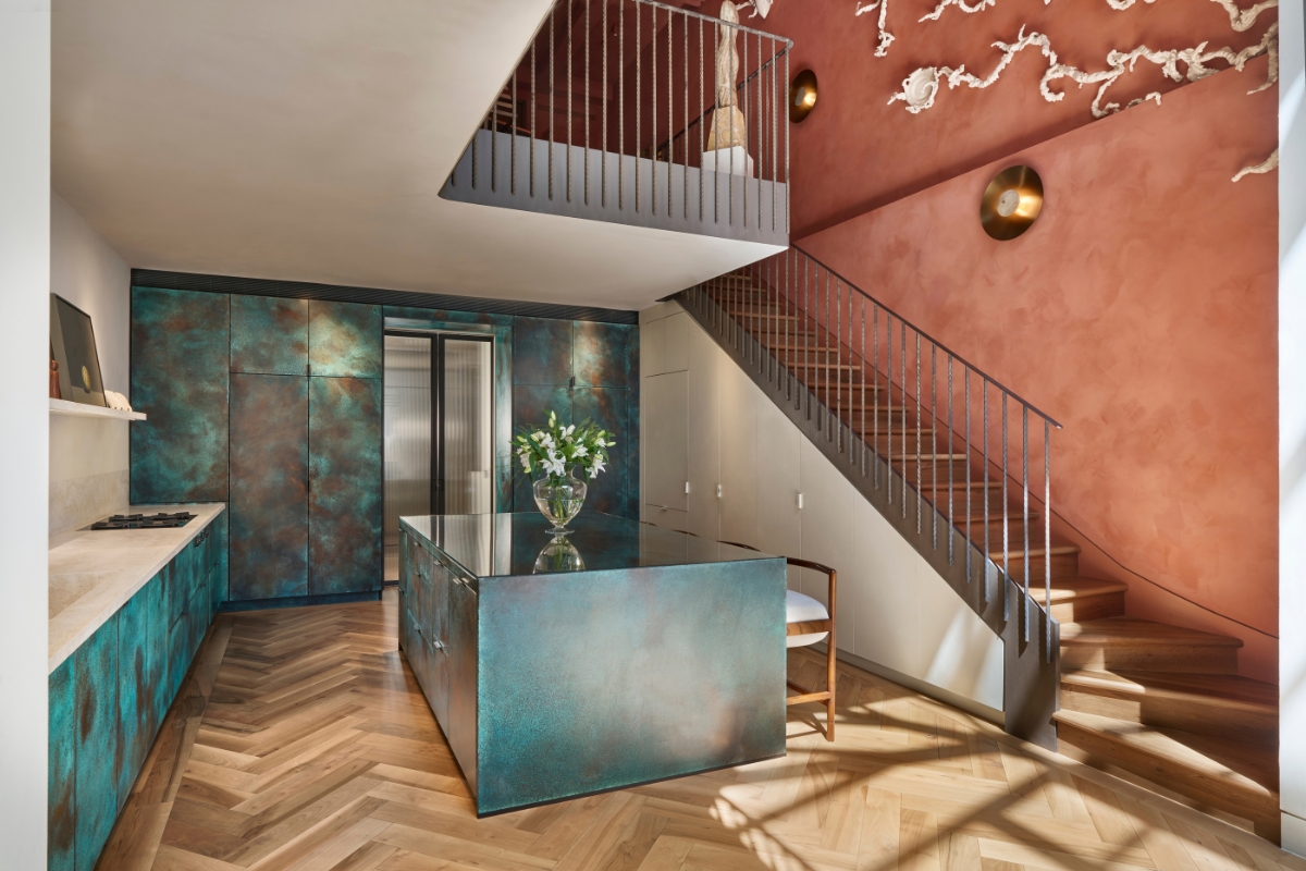 ledbury studio, The Bespoke Verdigris Copper Kitchen: A Labour of Love for Ledbury Studio