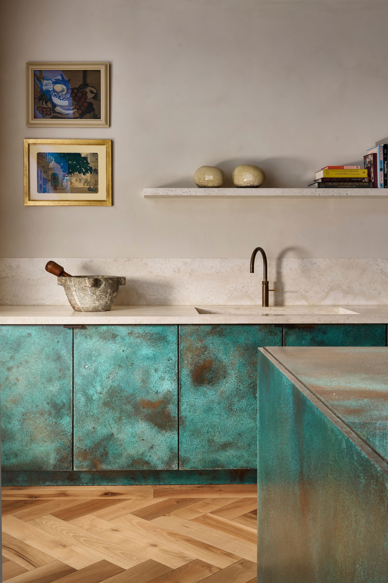 ledbury studio, The Bespoke Verdigris Copper Kitchen: A Labour of Love for Ledbury Studio